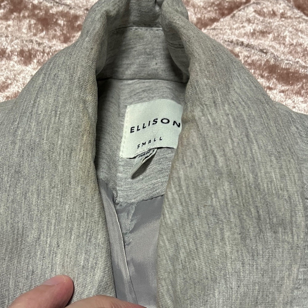 Ellison Light Gray Blazer - Picture 7 of 9